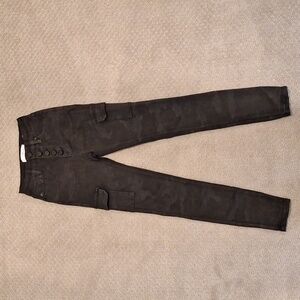 KanCan Button Fly size 1/24 black skinny jeans With Side Pocket Accent